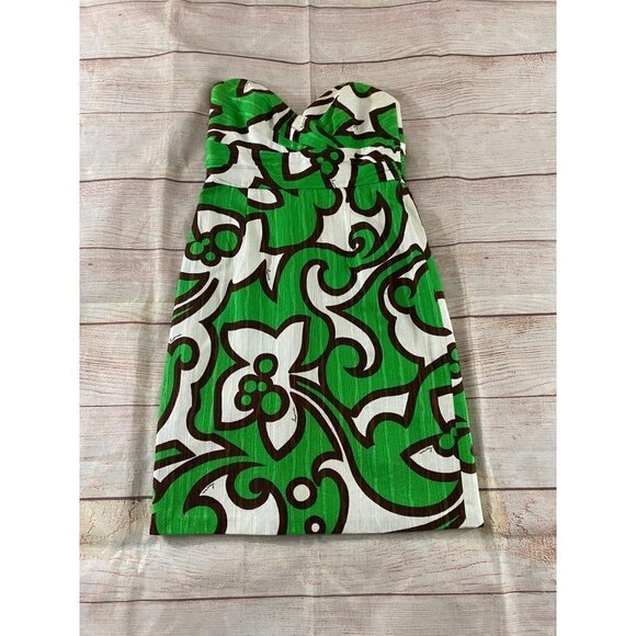 Milly Of New York Women's Green And White BodyCon Dress - 4 - Picture 4 of 12